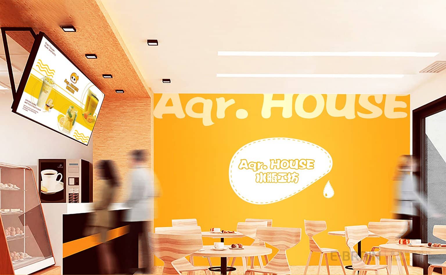 奶茶店空間設(shè)計-店面設(shè)計